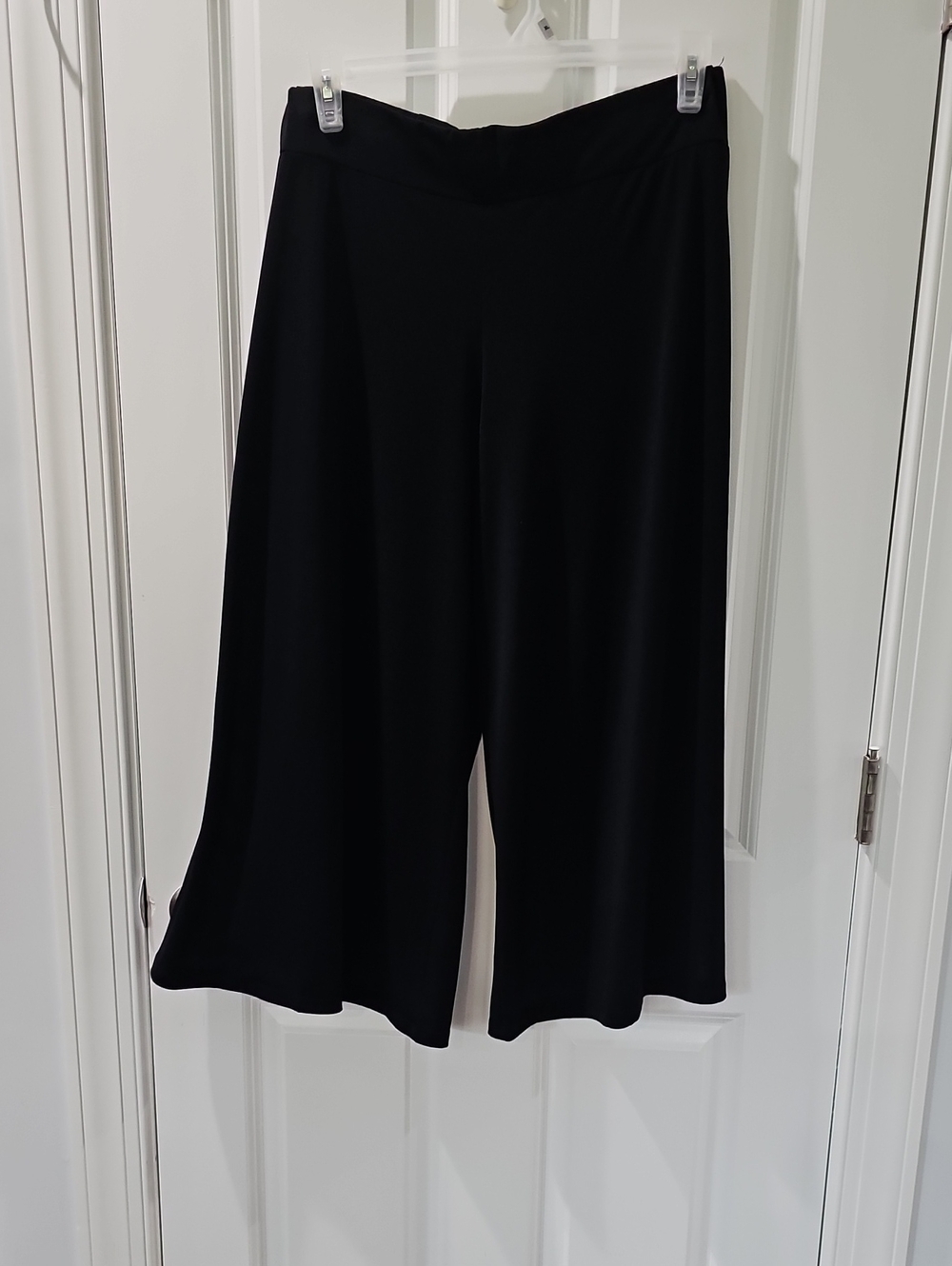 Larry Levine Black Wide-Leg Palazzo Pants